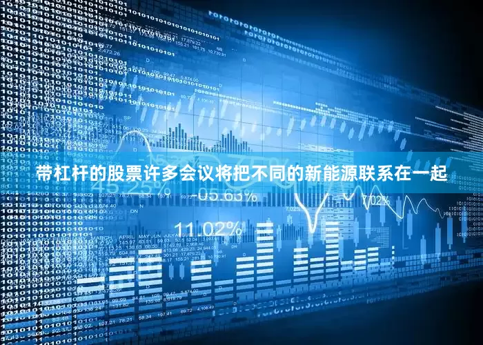 带杠杆的股票许多会议将把不同的新能源联系在一起